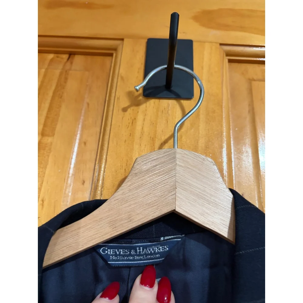 Gieves & Hawkes Savile Row London Wool Pinstripe Blazer Men’s Classic Tailored